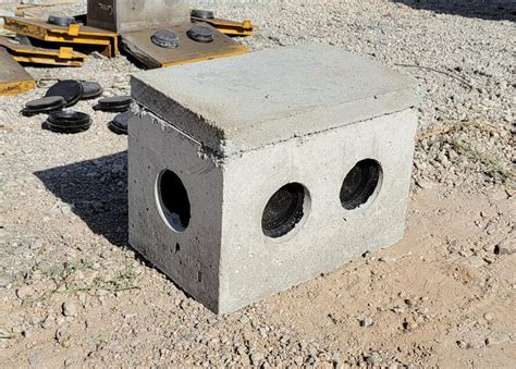 precast septic box sizes